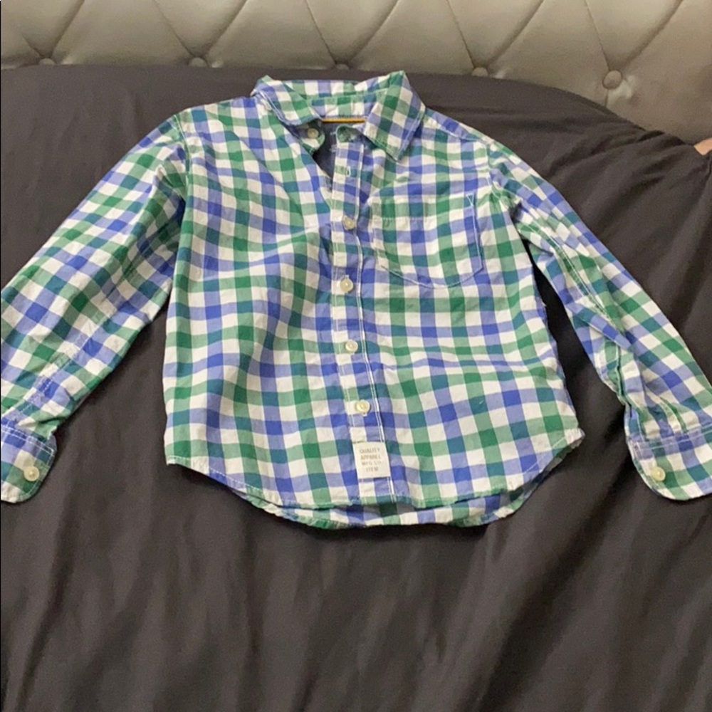 Button down shirt for boys